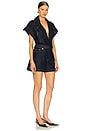 view 2 of 3 Crush Denim Playsuit in Night Sky