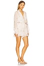 view 2 of 3 Balance Flutter Playsuit in White Hydrangea