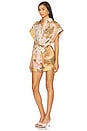 view 3 of 4 Ascension Cuffed Playsuit in Spliced
