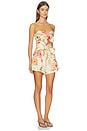view 3 of 4 Mahon Playsuit in Rosella Hibiscus Cream
