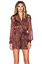 view 1 of 6 Empire Filigree Playsuit in Rouge Konya