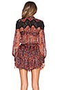 view 3 of 6 Empire Filigree Playsuit in Rouge Konya