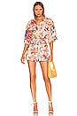 view 1 of 3 Tropicana Utility Playsuit in Cream Floral