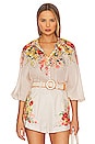 view 1 of 4 Alight Billow Blouse in Ivory Floral