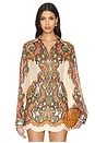 view 1 of 4 Ottie Oversized Shirt in Multi Paisley