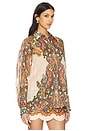 view 2 of 4 Ottie Oversized Shirt in Multi Paisley