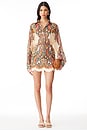 view 4 of 4 Ottie Oversized Shirt in Multi Paisley