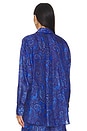 view 4 of 6 Ottie Relaxed Shirt in Blue Paisley