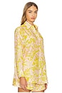 view 3 of 5 Pop Relaxed Shirt in Pink & Gold Floral