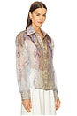 view 2 of 4 CHEMISE EDEN BODY  in Blue	Paisley
