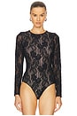 view 2 of 5 Lace Bodysuit in Black