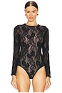 view 2 of 5 Lace Bodysuit in Black