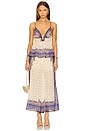 view 4 of 4 Maxine Plunge Cami in Purple Paisley