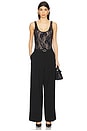 view 5 of 5 Lace Scoop Body Suit in Black