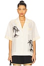 view 2 of 6 Short Sleeve Shirt in Cream Palm