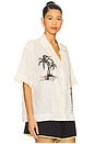view 3 of 6 Short Sleeve Shirt in Cream Palm