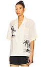 view 4 of 6 Short Sleeve Shirt in Cream Palm