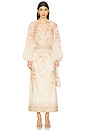 view 4 of 4 ILLUMINATE BILLOW ブラウス in Coral Floral