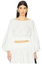 view 1 of 4 Poplin Bodice in Ivory