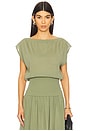 view 1 of 4 Illuminate Gathered Top in Olive