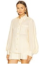 view 2 of 4 Illuminate Utility Shirt in Lemon