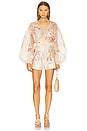 view 4 of 4 Illuminate Drawn Blouse in Ivory Tropical