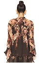 view 4 of 5 Illuminate Flutter Blouse in Black Floral