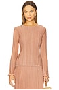 view 1 of 5 Lucky Top in Metallic Pink