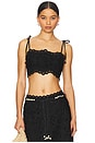 view 1 of 5 Rhiannon Embroidered Bodice Top in Black