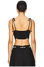 view 3 of 5 Rhiannon Embroidered Bodice Top in Black