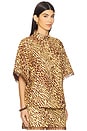 view 3 of 6 Coco Beaded Fringe Shirt in Leopard