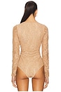 view 4 of 5 Lace Bodysuit in Biscuit