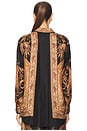 view 3 of 4 CAMISA OVERSIZED in Black Paisley