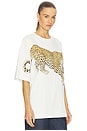view 2 of 5 Printed Tee in Leopard