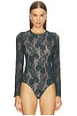 view 2 of 5 Lace Bodysuit in Teal