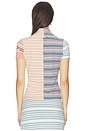 view 3 of 4 Multicolour Stripe Polo in Multi Stripe