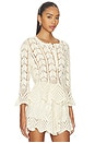 view 2 of 4 Awaken Lace Crochet Top in Cream