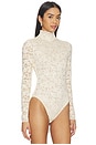 view 3 of 5 High Neck Bodysuit in Cream