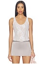 view 1 of 5 Lace Scoop Bodysuit in Lilac