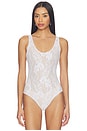 view 2 of 5 Lace Scoop Bodysuit in Lilac