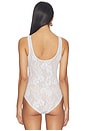 view 4 of 5 Lace Scoop Bodysuit in Lilac