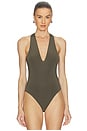 view 2 of 5 Scoop Bodysuit in Olive