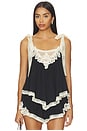 view 1 of 4 TOP CAMISOLA ROSELIGHT in Black