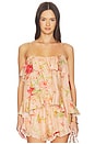 view 1 of 1 TOP CAMISOLA ROSELIGHT FRILL  in Pink Rose Floral