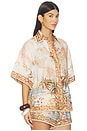 view 3 of 5 CHEMISE MAHON in Island Map Blue