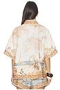 view 4 of 5 CHEMISE MAHON in Island Map Blue