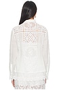 view 3 of 4 Aster Embroidered Blouse in Ivory