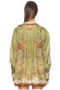 view 4 of 5 Indra Relaxed Shirt in Khaki Scarf Floral