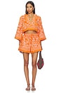 view 4 of 5 Solstice Towelling Top in Orange Pink