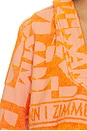 view 5 of 5 Solstice Towelling Top in Orange Pink